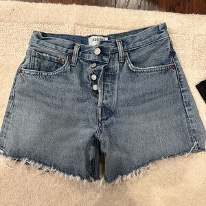 Agolde Parker long shorts in color dark swampmeet 

Size: 24